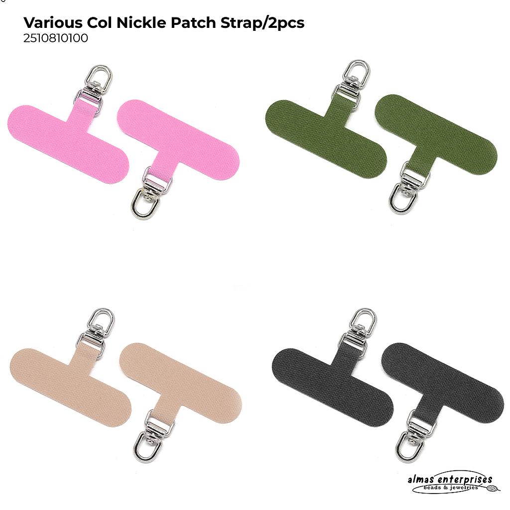 Various Colour Patch Strap/2pcs
