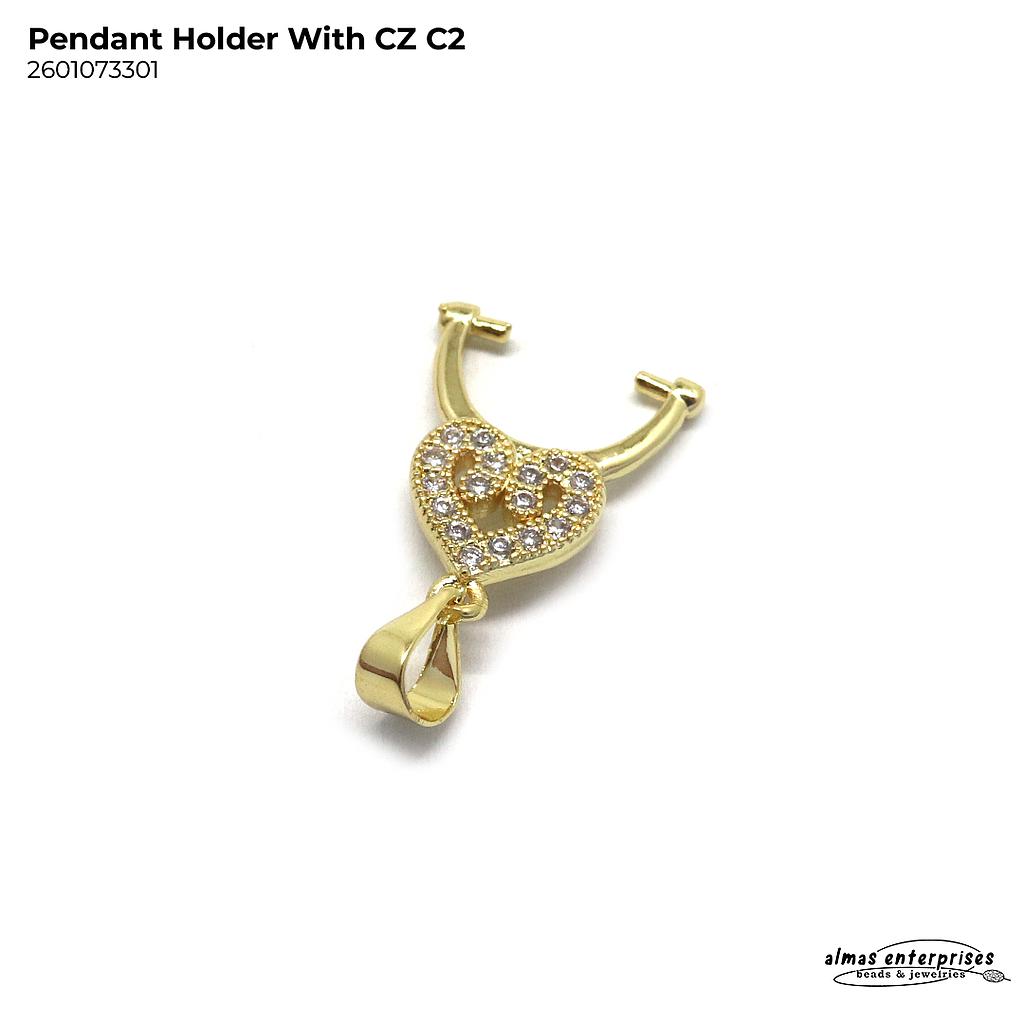 Pendant Holder With CZ C2
