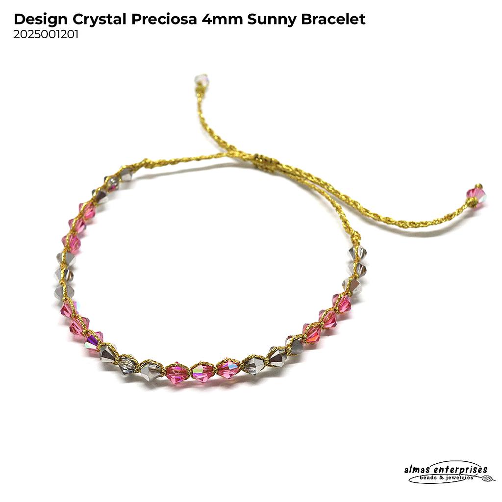Design Crystal Preciosa 4mm Sunny Bracelet