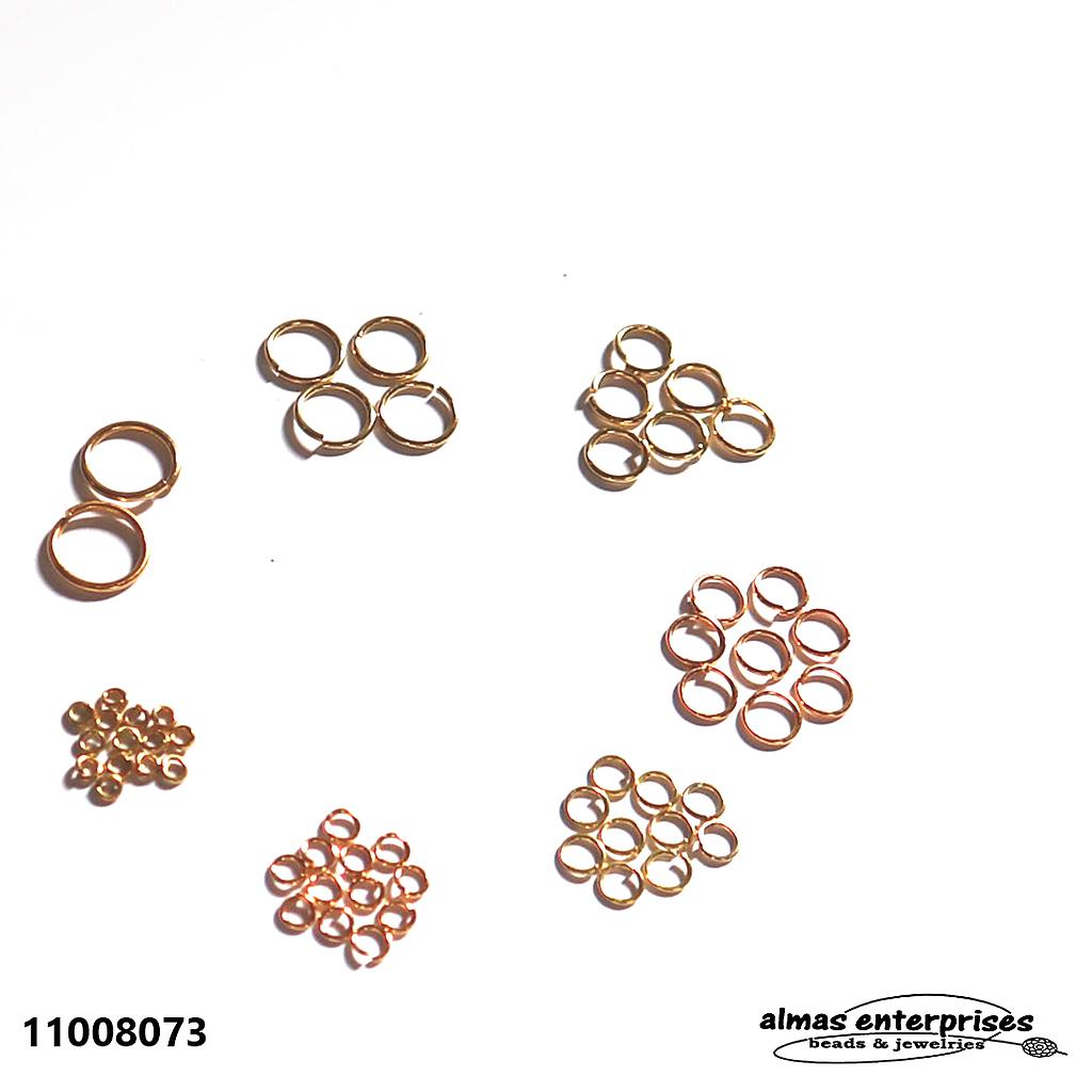 Gold NF Rd Jump Rings/gross