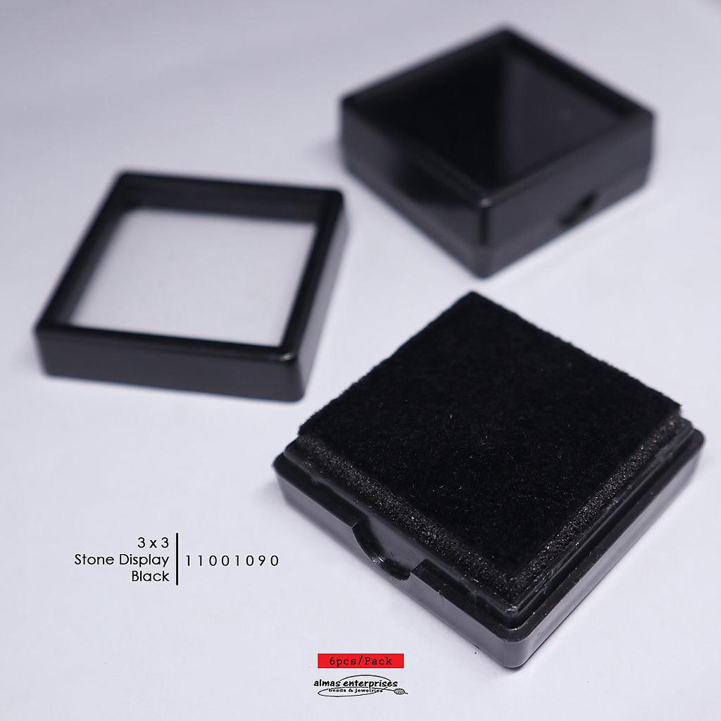 Black 3x3 Stone Display/6