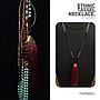 80cm Ethnic Tassel Necklace