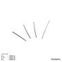 BCC 267 3.5cm Headpin /12pcs