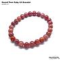 Round Ruby AA Bracelet