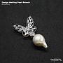 Design Melting Pearl Brooch